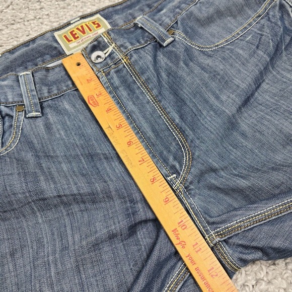 Levis 514 Jeans Mena 38x34 Blue Slim Straight Medium Wash Denim Skater Y2K‎ - Picture 11 of 14